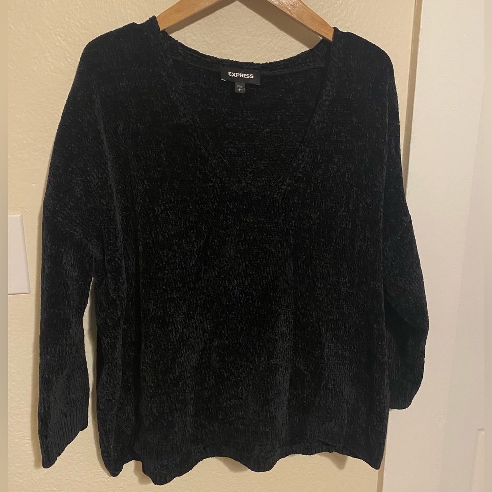 Express Soft Black Sweater
